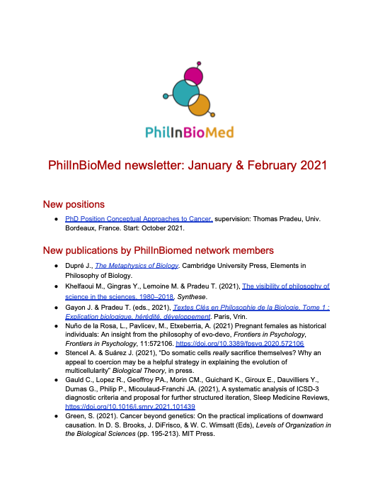 PhilinBioMed Newsletter - January and February 2021